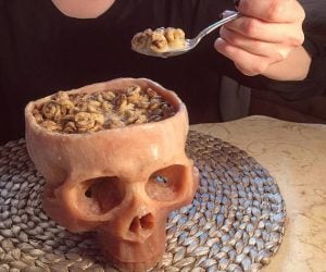 Skull Cereal Bowl – Pretending to eat cereal out of the skull of your enemy has never been easier!