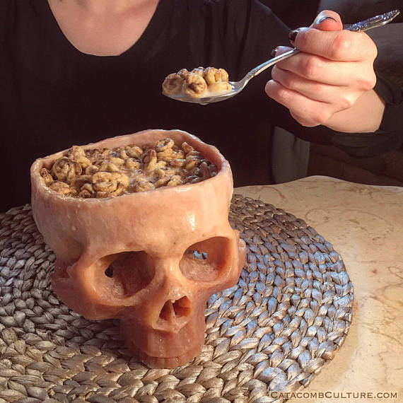 Skull Cereal Bowl