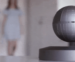 Star Wars Levitating Death Star Speaker – The Death Star is a powerful, ultra-portable speaker that spins your favorite music
