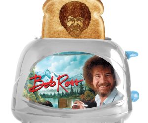 Bob Ross Toaster – Make happy little toast at home. Drop bread into the slots, press the lever, and before you know it, up pops toast with Bob Ross’s face