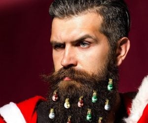 Beardaments Beard Ornaments – Express Your Holiday Joy by Adding Fun, Vibrant Colors to Your Beard. Beardaments are a fun gift to go along with that ugly Christmas sweater, and make