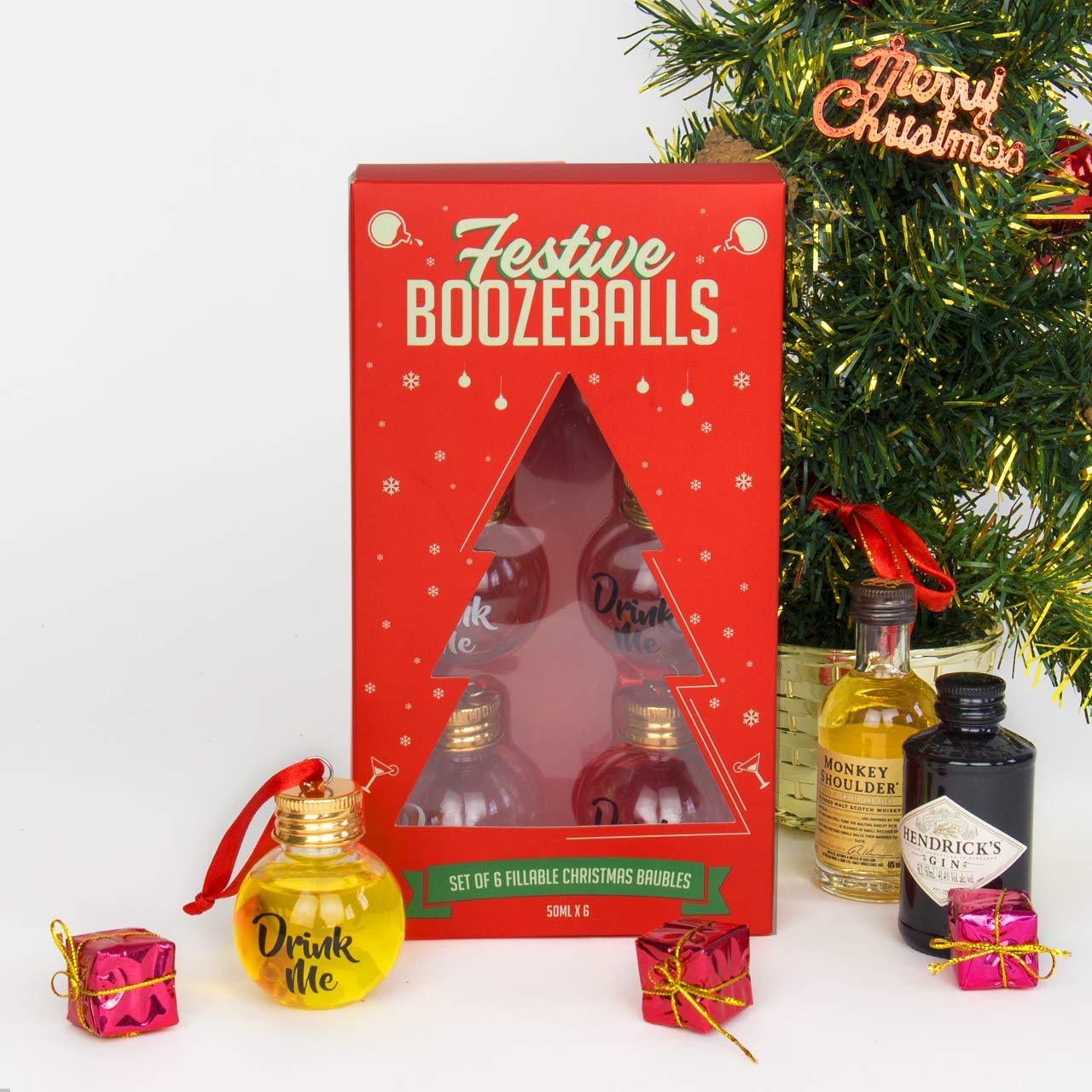 Festive Boozeball Tree Decorations