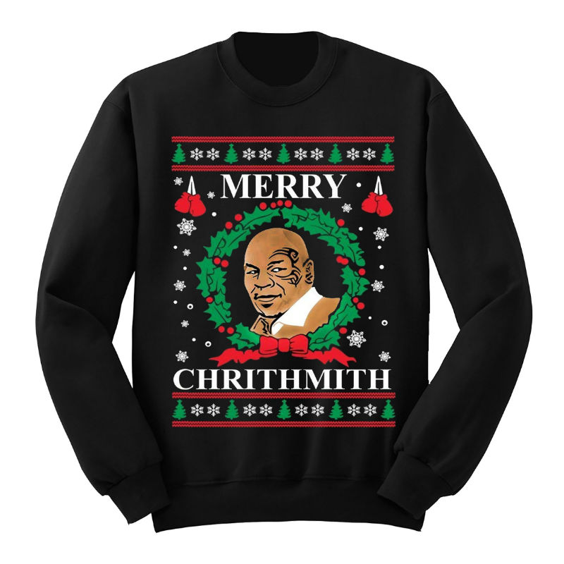 merry chrithmith mike tyson sweater 