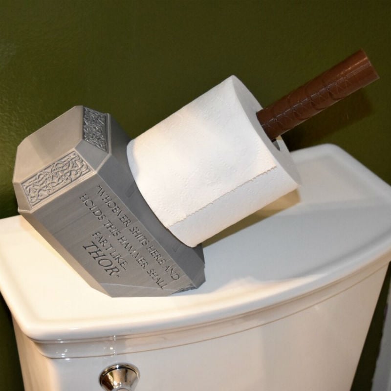 thor hammer toilet paper holder 