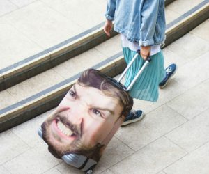 Personalized Face Luggage Cover – Nothing says “that’s my bag!” like one with your own face on it