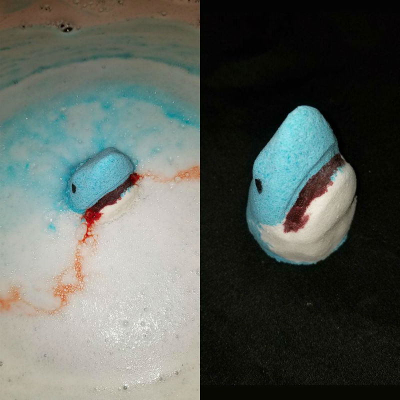 shark head bath bomb 