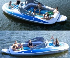 The Inflatable Speed Boat – For when you can’t afford the real thing 