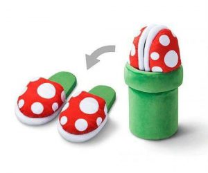Nintendo Piranha Plant Slippers – Slide your feet into the cutest little slippers around. 