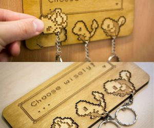 This Pokemon Inspired Key Holder is the cutest way to hold your keys!