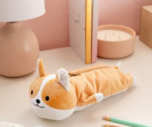   The cutest breed of puppy can now be your cutest back to school accessory! This adorable pencil pouch will hold any standard sized pens and pencils and is super