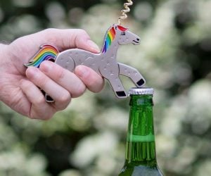 This Unicork is the cutest bottle opener ever! Oh and its horn doubles as a corkscrew.