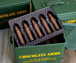 Chocolate ammo is the perfect Valentine’s Day gift for the gun loving man in your life 