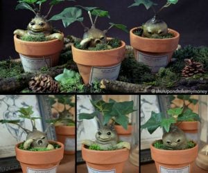 Harry Potter inspired Mandrake planters – This prop is a baby Mandrake inspired from the famous movies of the Harry Potter saga. We can briefly see their grown up version in