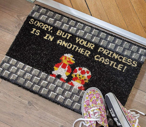 your princess is in another castle doormat 