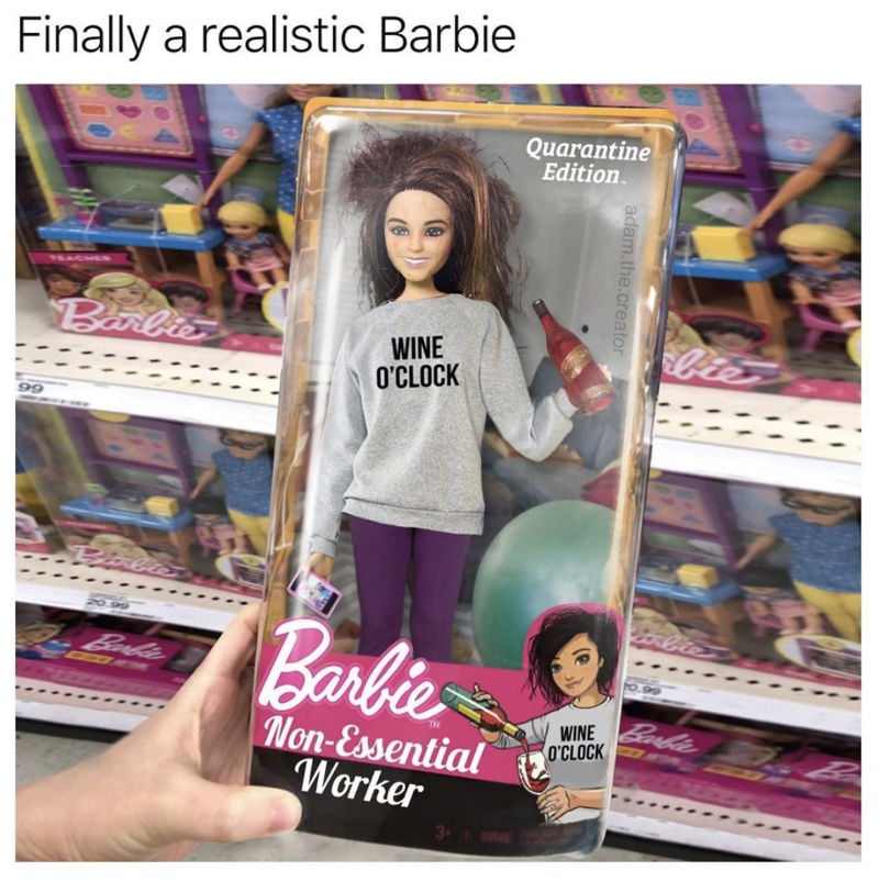 barbie non essential worker 