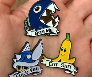 Offensive Mario Kart Pins – Pins that perfectly express your true feelings while playing  Mario Kart!