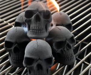 Skull Charcoal –  a unique piece of charcoal art that will give your fire’s atmosphere just a little more bad-ass than it would have otherwise.