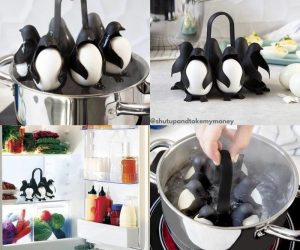 Penguin Egg Holders – Boiling, storing and serving eggs have never been cooler! 