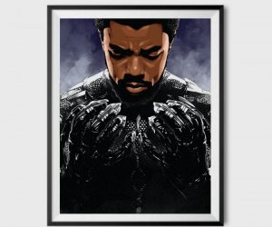 Chadwick Boseman & Black Panther Inspired Posters – Wakanda Forever!