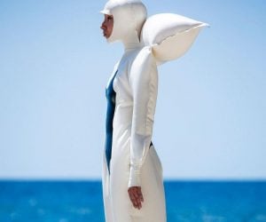 Inflatable Latex Floating Suit – Artist SiiGii designed an inflatable latex floating suit is what we need right now!