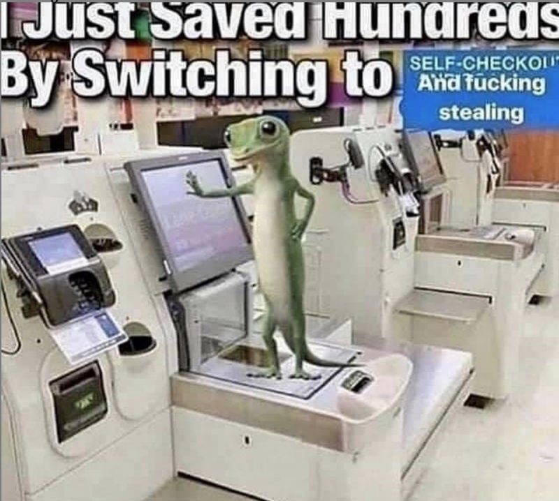 I Just Saved Hundreds By Switching To Self Checkout - Meme ...