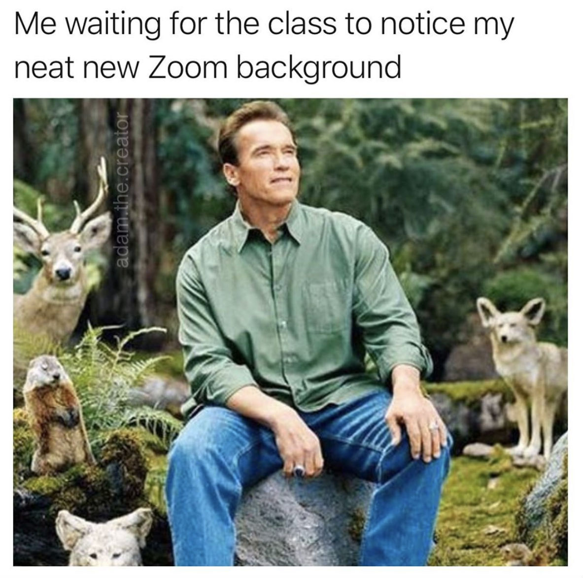 me waiting for the class 