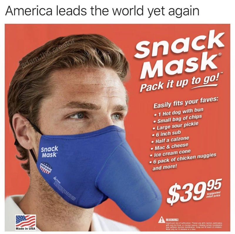 the snack mask meme