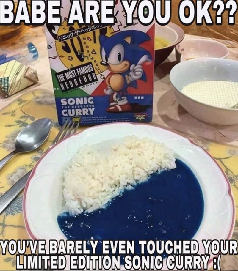 Limited Edition Sonic Curry - Meme - Shut Up And Take My Money
