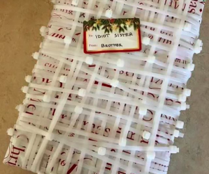 Zip Tie Giftwrap – Worst giftwrap ever!