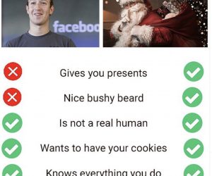 Mark Zuckerberg Vs Santa Claus – Meme