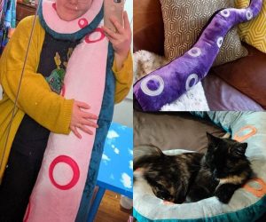 Tentacle Plush Pillow – Slide into bed and cuddle with these Tentacle Body Pillow Plushies!
