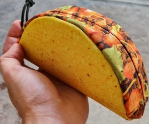 Taco Bag – Is there anything tacos can’t do? This handy clamshell-style accessory keeps your small stuff protected with hard-sided construction and a large, zippered close.