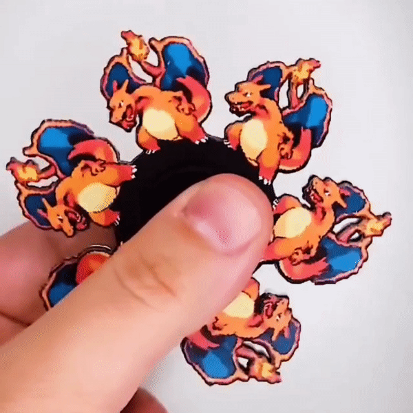Charizard Animated Fidget Spinner – This Charizard Animated Fidget Spinner is a perfect gift for any Pokemon fans!