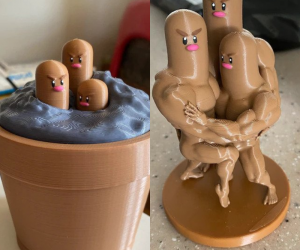 Pokemon Dugtrio Meme Figurine – What lies beneath the DugTrio soil has finally been released to the public!